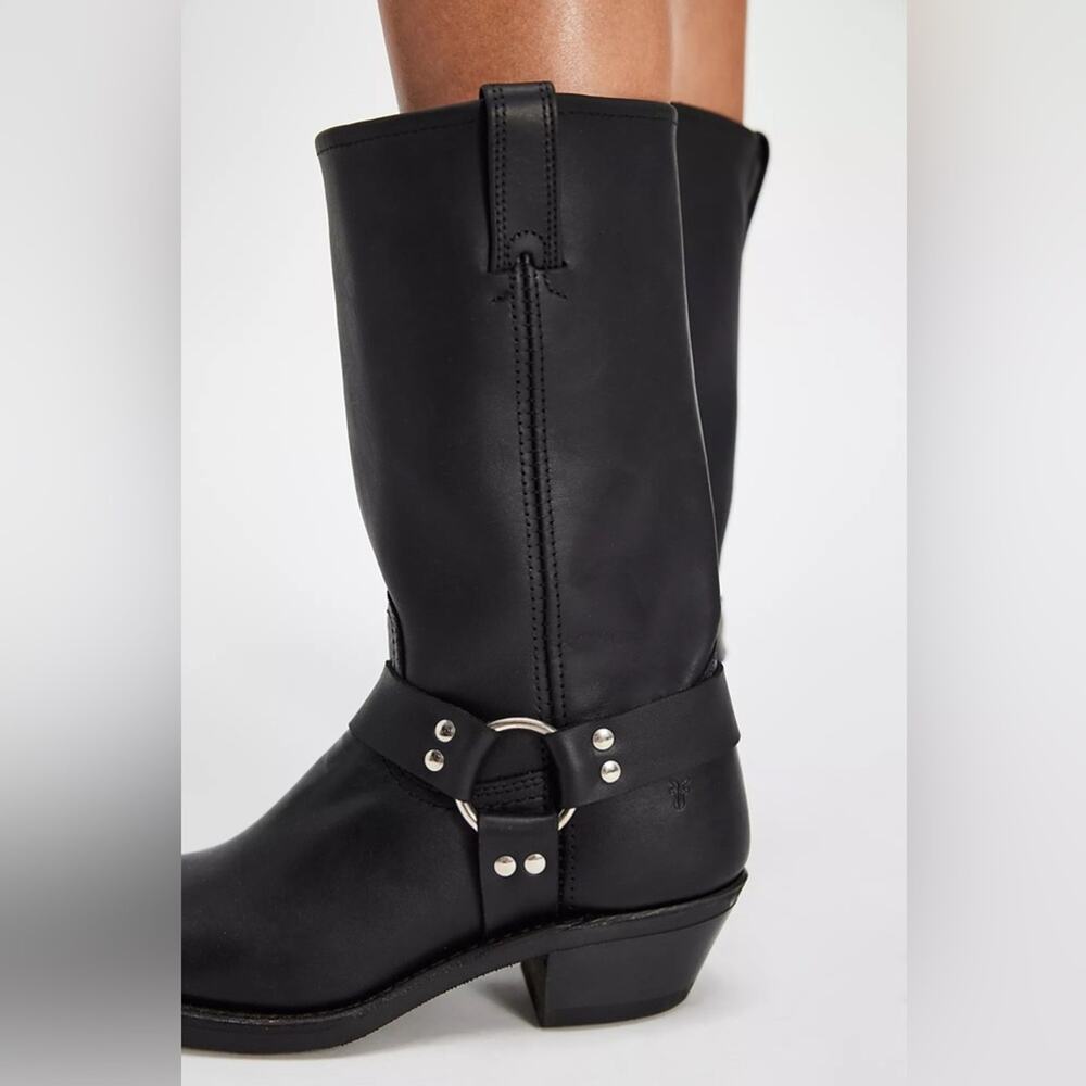 Frye Harness 12R Boots Black - Picture 5 of 13